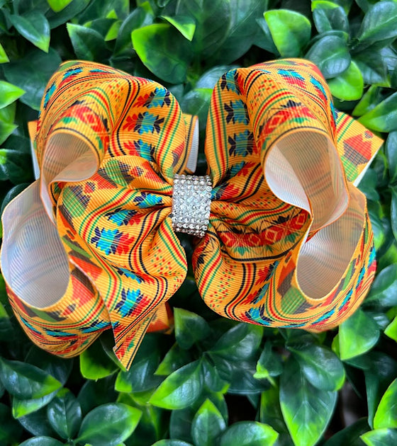 Multi-printed double layer hair bows 10pcs/$8.00 BW-DSG-977 SET 2