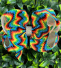 Multi-printed double layer hair bows 10pcs/$8.00 BW-DSG-977 SET 2