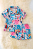 Super cute multi-printed pajamas. PJG40063 AMY