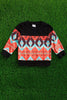 GEOMETRIC PRINTED SWEATSHIRT. TPG651522217-LOI