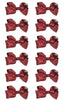 BURGUNDY BOWS 5.5IN WIDE 12PCS/$6.50  BW-275-5