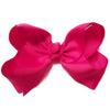 SHOCKING PINK 7.5" HAIR BOW. 12PCS/$18.00  BW-175-P