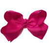 AZALEA 7.5" WIDE HAIR BOW. 12PCS/$18.00 BW-187-P