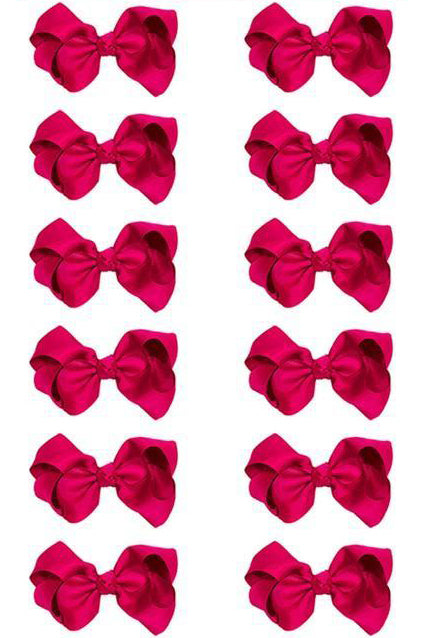 AZALEA BOWS 5.5IN WIDE 12PCS/$6.50 BW-187-5