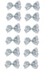 SILVER BOWS 5.5IN WIDE 12PCS/$6.50 BW-2018-5