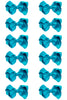 VIVID BLUE 5.5" WIDE HAIR BOWS 12PCS/$6.50 BW-325-5