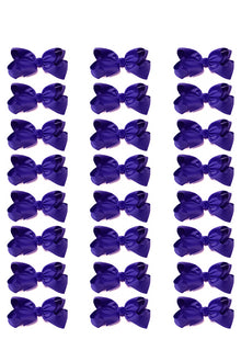  COBALT 4IN WIDE BOWS 24 PCS/$7.50 BW-329-4