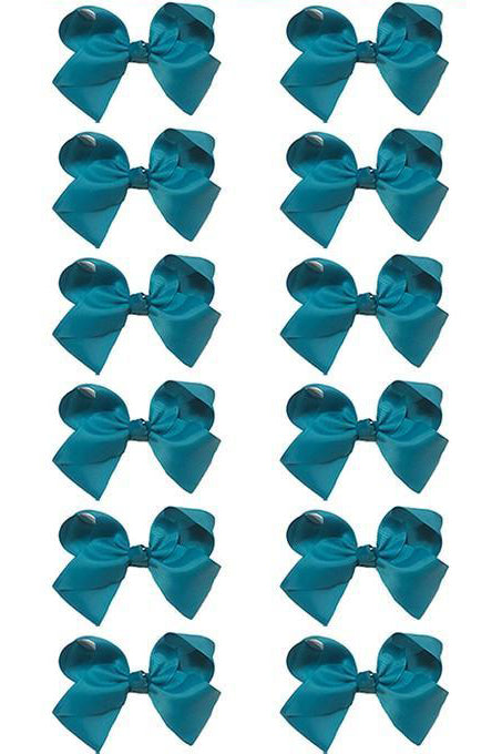 TORNADO BLUE BOWS 5.5IN WIDE 12PCS/$6.50 BW-343-5