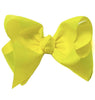 LEMON 7.5' WIDE HAIR BOWS. 12PCS/$18.00 BW-640-P