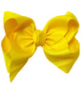 MAIZE 7.5" WIDE HAIR BOWS. 12PCS/$18.00 BW-650-P