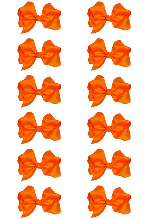 TANGERINE BOWS 5.5IN WIDE 12PCS/$6.50 BW-668-5