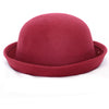 MULTI COLOR FELT FASHION HAT FOR GIRLS AVAILABLE IN 6 COLORS. 3PCS/$9.00 HH-2021-2