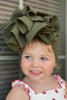 OLIVE GREEN TASSEL BABY HEADBAND. 3PCS/$10.50 F-DLH2324K