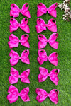 GARDEN ROSE 5.5" INCH HAIR BOWS 12PCS/$6.50 BW-183-5