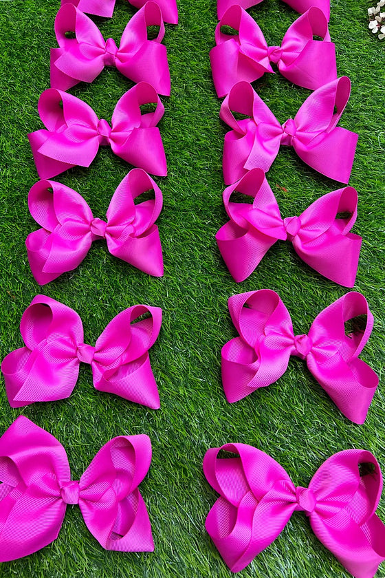 GARDEN ROSE 5.5" INCH HAIR BOWS 12PCS/$6.50 BW-183-5