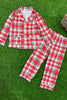 RED PLAID PAJAMAS SET. PJG501522029-JEANNE