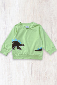  MINT DINOSAUR PRINTED SWEATSHIRT. LC-TP-20218385 SOL