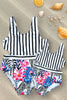 WOMEN /FLAMINGO & STRIPE PRINTED SWIMSUIT. 400007631-LOI