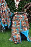 SERAPE,CACTUS,ANIMAL PRINTED CAR SEAT COVER. ZYTG15113013