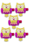 OWL HAIR BOWS W/ CLIP. 12PCS/$6.00 FJ-DLH6500K