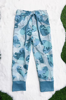  DINOSAUR PRINTED JOGGERS. P20220002- SOL