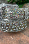 MULTI-GOLDEN RHINESTONE & GLITTERY BELTS FOR KIDS.  BELT-2021-K