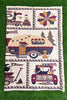 SUMMER CAMPING/ PATRIOTIC BABY BLANKET. BL20220001-29*43