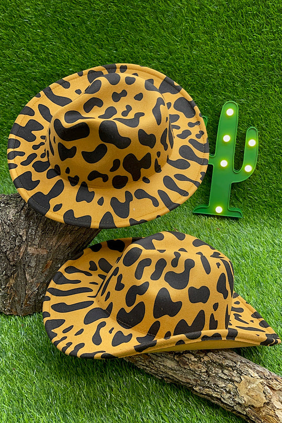 MOMMY & ME ANIMAL PRINT RESHAPABLE HATS FROM CURVY TO FLAT. HAT-2022-C