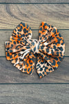 ORANGE/LEOPARD PRINTED BABY HEADBAND. 5 PIECES / $10.00   F-DLH5712K