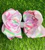 7.5" BALLERINA PRINTED DOUBLE LAYER HAIR BOWS W/ RHINESTONE. 4PCS/$10.00  BW-DSG-722